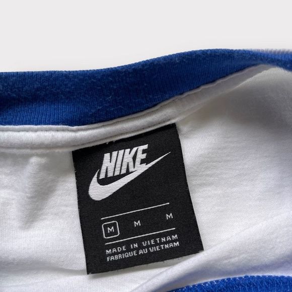 Nike Sportswear Icon Clash Logo Top Medium DB3849-100 Short Crop Tee T Shirt - Picture 2 of 9